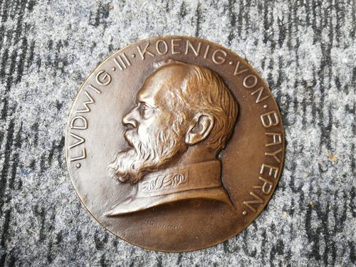 Große bronzemedaille von hans - von,