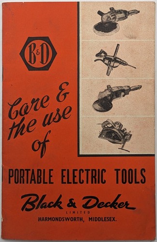 Vintage black decker - decker, pflege