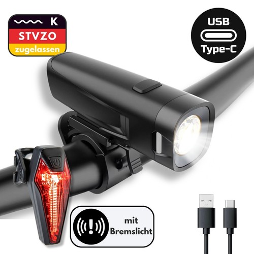 Fahrradlicht set stvzo led usb - fahrradlicht,
