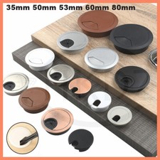 35 50 60 80mm Kabeldurchlass Kabeldurchführung Schreibtisch Kunststoff Kabeldose