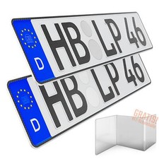 2 Kennzeichen Carbon Optik 46