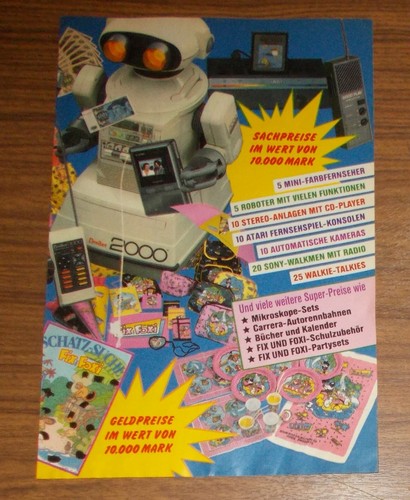 Seltene werbung tomy robots - werbung,