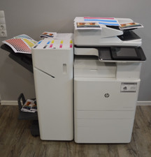 HP Color LaserJet Flow E87650 Kopierer Drucker Scanner mit Booklet Finisher