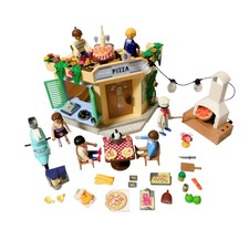 Playmobil Pizzeria Pizza Licht Lichterkette Figuren Wespa Konvolut