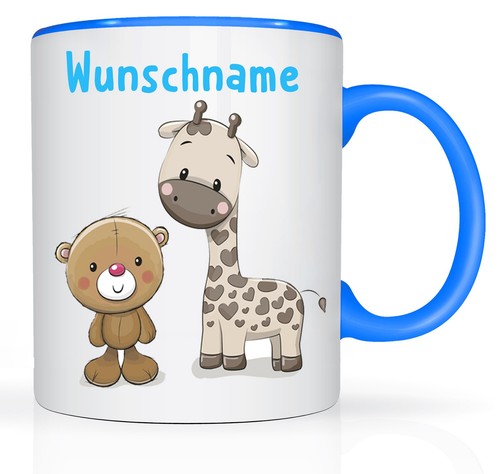 Teddy giraffen tasse - teddy/giraffen, mit
