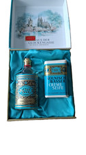 4711 EAU DE COLOGNE GESCHENKBOX 110 ML UND 1 CREMESEIFE 100 GRAMM VINTAGE