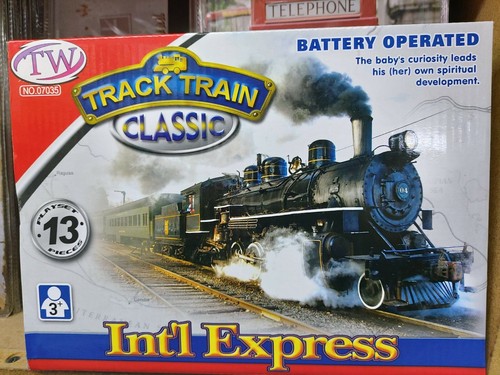 Classic train track set wagen - track,