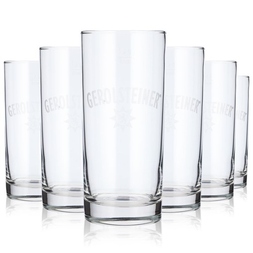 Gerolsteiner wasser glas - 6x,