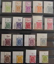 Bund, Posthorn, MiNr. 123-138