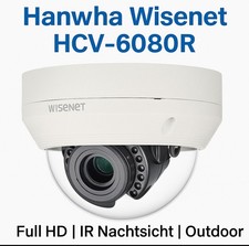 Überwachungskamera Dome Full HD 2MP IR Nachtsicht Outdoor Hanwha Wisenet