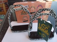 Steigbügel Design,schwarz /