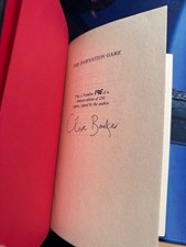 Clive Barker THE DAMNATION GAME signed & ltd. in slipcase - unread