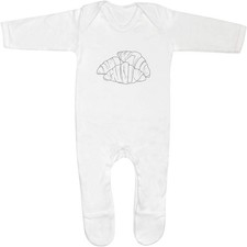 Baby Strampler Jumpsuits / Schlafanzüge "Croissant Pastries" (SS046263)