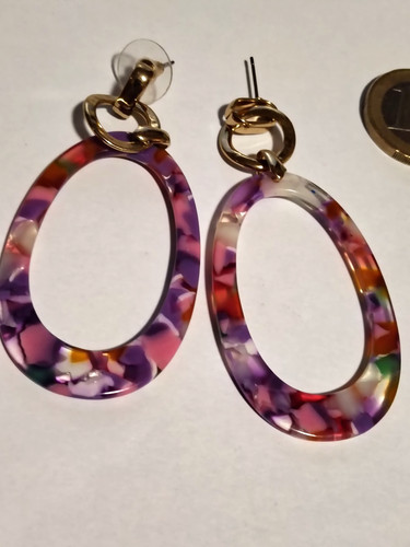 Ohrstecker goldfarben hänger - ohrstecker,