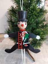 Hampelmann Vintage Famo Schlotfeger Glücksbringer Schornsteinfeger Holz...