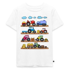 Fahrzeuge Auf Dem Bauernhof Kinder Premium Bio T-Shirt