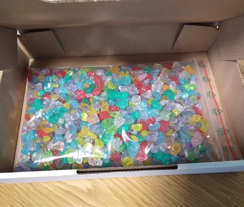 Bunte glassteine mm - bunte,