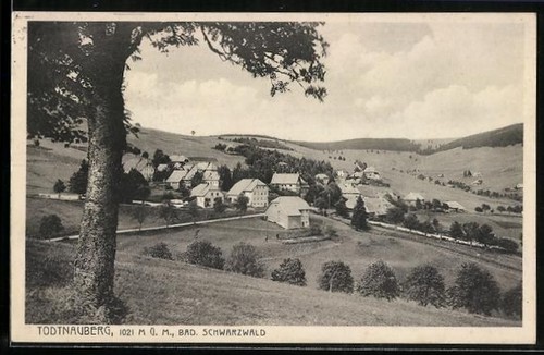 Ansichtskarte todtnau bad - ansichtskarte,
