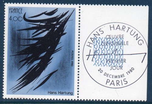 Briefmarken 1980 hans hartung - 1980-,