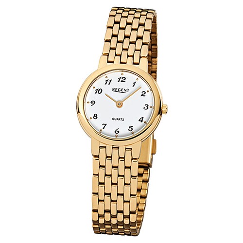 Regent damen armbanduhr gold - damen-armbanduhr,