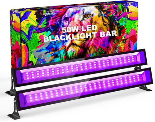 50w led schwarzlicht - 2x,