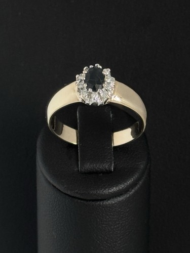 Damenring goldring mit saphir - damenring,