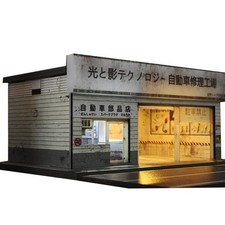 1:64 Diorama Parkplatz Modell