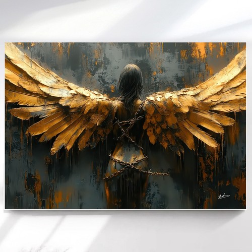 Leinwand bild engel erotik - leinwand,