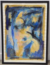 Mädchen Frau "Blauer Akt"