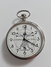 Mechanische Taschenuhr Pocket Watch Sternzeichen Leonardo Da Vinci 2-20