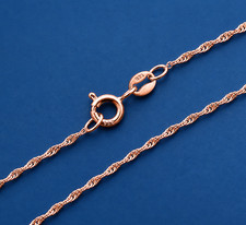 Singapur Kette Echt Silber 925