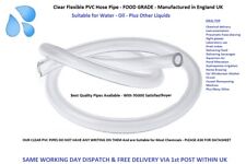 KLAR PVC FLEXSCHLAUCH FISCHTEICH HYDROPONIK KUNSTSTOFFSCHLAUCH WASSERROHR TUBE