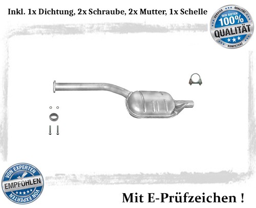 Mittelschalldämpfer für