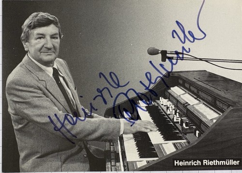 Heinrich riethmüller signiert - heinrich,
