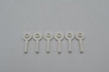 LEGO 6 x Signalkelle weiß White Minifigure Utensil Signal Paddle 3900