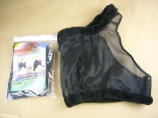 Fliegenhaube Fliegenmaske aus Nylon für Großpferde 2 Stück schwarz