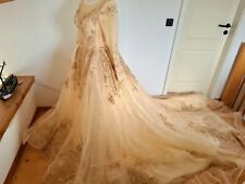 Wunderschönes Brautkleid Prinzessin Creme NEU 34 36 S