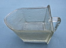 Große alte Glasschütte Einschub aus altem Küchenschrank Glas/Pressglas