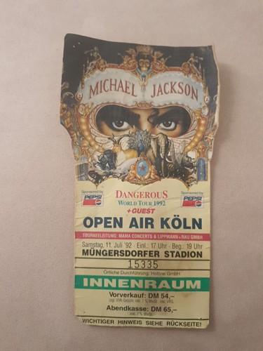 Michael jackson konzertkarte - michael,