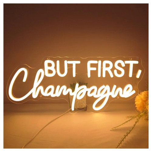 Champagner neon wandlicht - neon-wandlicht, led