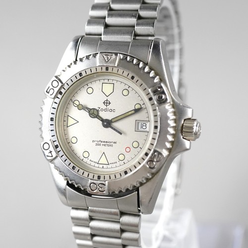 Zodiac vintage diver herrenuhr - vintage,