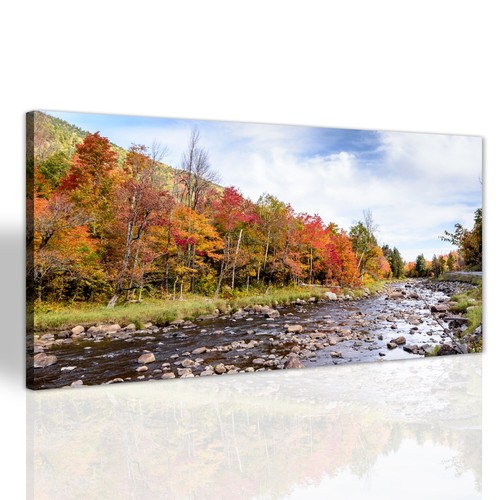 Herbst bäume fluss - fluss, wohnzimmer