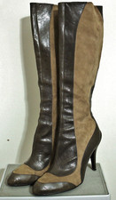 LILA VERNE 41 Vintage Echtleder STIEFEL Velours+Glattleder Stilettos Heels Sexy