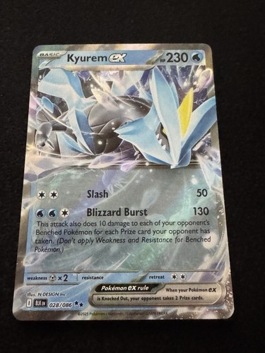 Pokémon kyurem 028 086 - ex, 028/086
