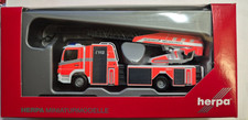 Herpa MB Atego`10 DLK L32A 1;87 Miniaturmodelle Feuerwehr Braunschweig Sammler D