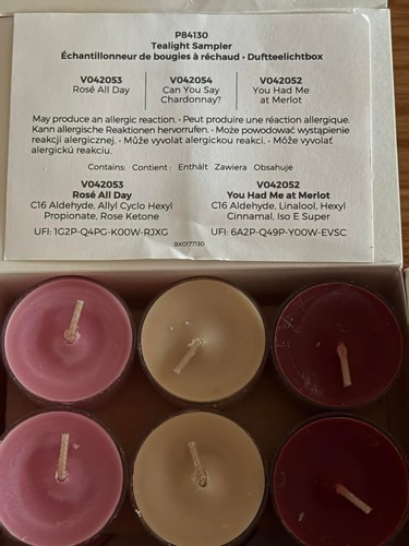 Partylite teelichter wine - partylite,, teelichter,