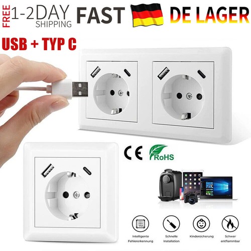 Steckdose mit usb anschluss - steckdose,