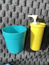 Tupperware  Ketchup Senf  Majo  Spender  150 ml  Vintage Nr. 1329-6 + Becher