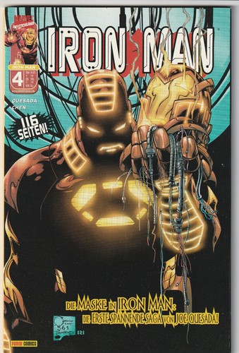 Iron man die - man, maske