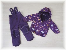 Tchibo * hübscher Mädchen Winter Ski Anzug Hose & Steppjacke Einhorn Gr. 98/ 104